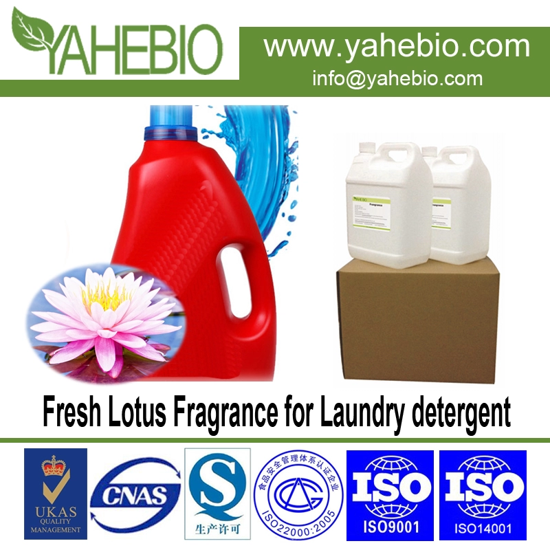 Çamaşır yıkama deterjanı için taze lotus parfümü