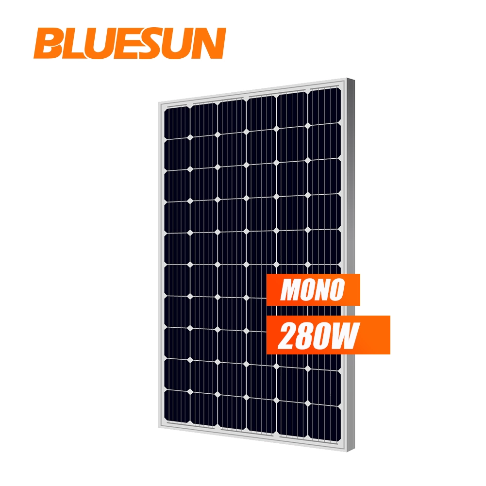 Bluesun Mono güneş paneli 60 hücre serisi 270W 275WATT 280WP 285W Solar Module