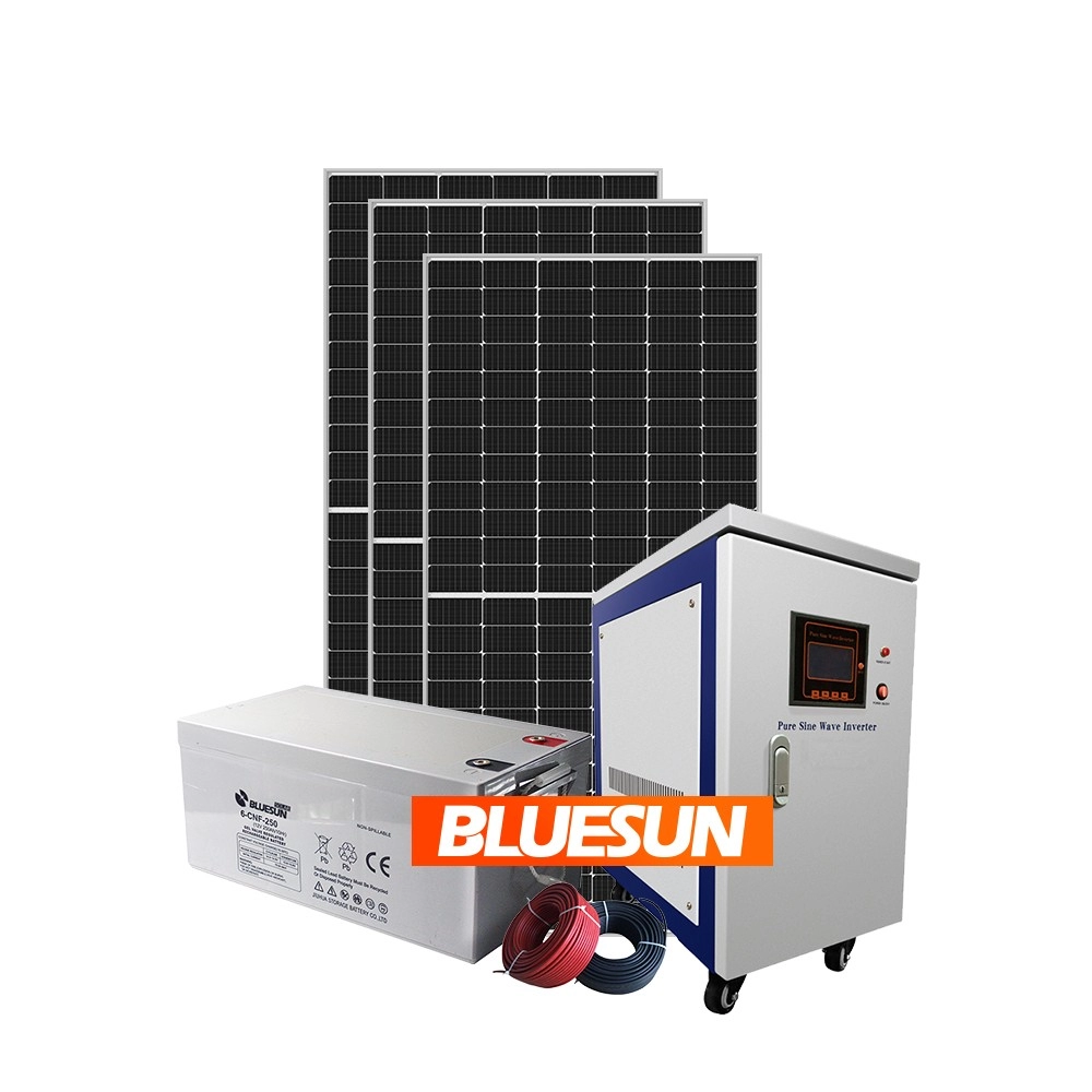 Endüstriyel Çözümler İçin Bluesun 20KW Kapalı Izgara Güneş Enerjisi Sistemi
