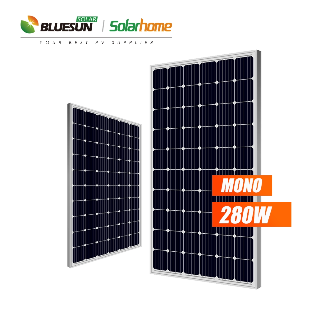 Bluesun Mono güneş paneli 60 hücre serisi 270W 275WATT 280WP 285W Solar Module