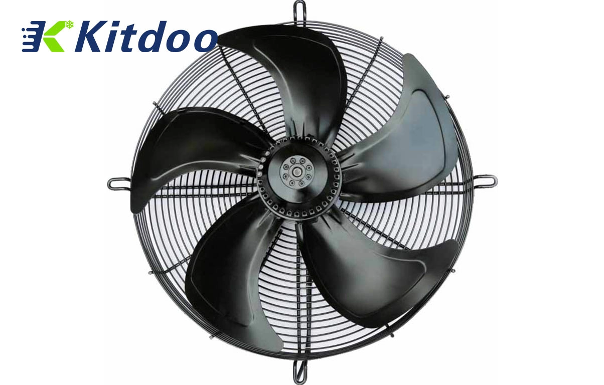 Kondenser ve hava soğutmalı evaporatör için harici rotorlu fan