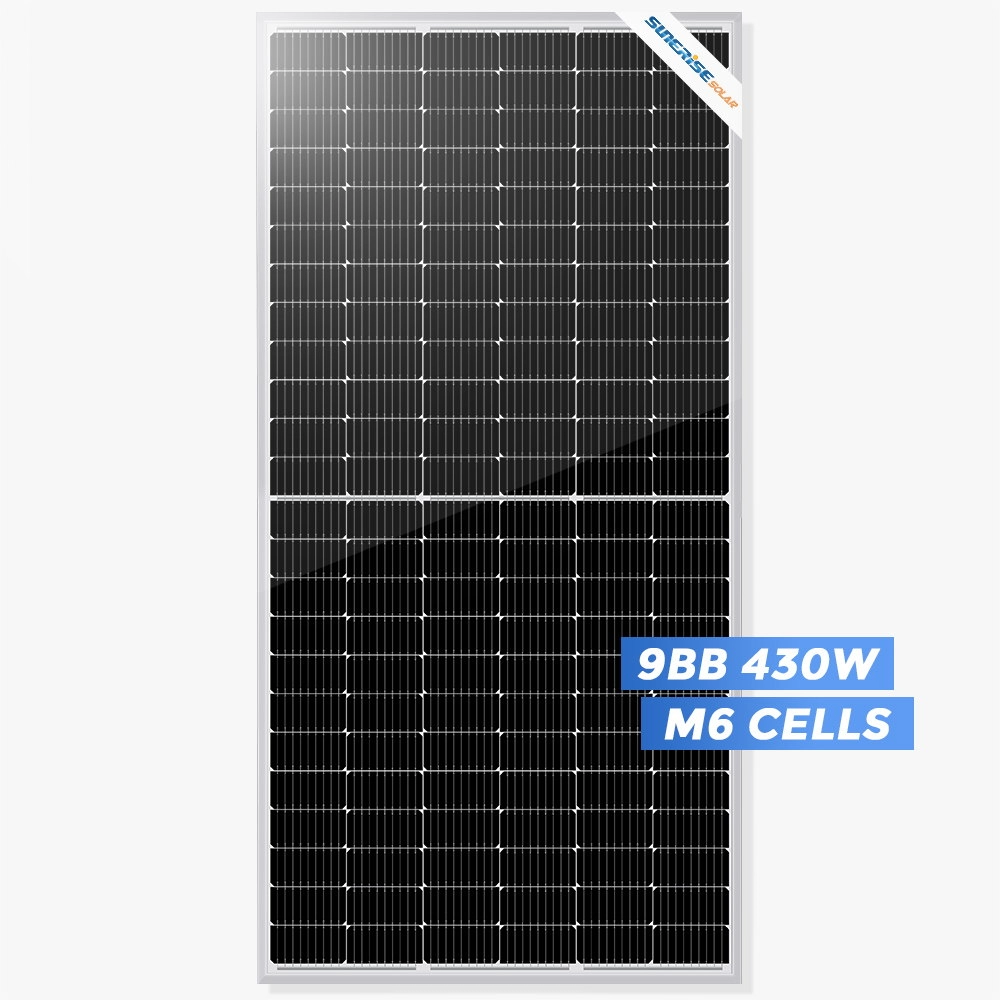 166mm Yarım Kesim 430 Watt Güneş Paneli En İyi Fiyat