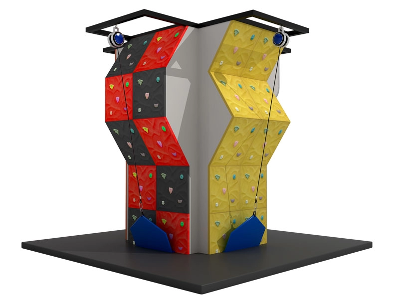 Otomatik Emniyetli Kaya Tırmanışı Modüler Paneller Bouldering Duvarlar