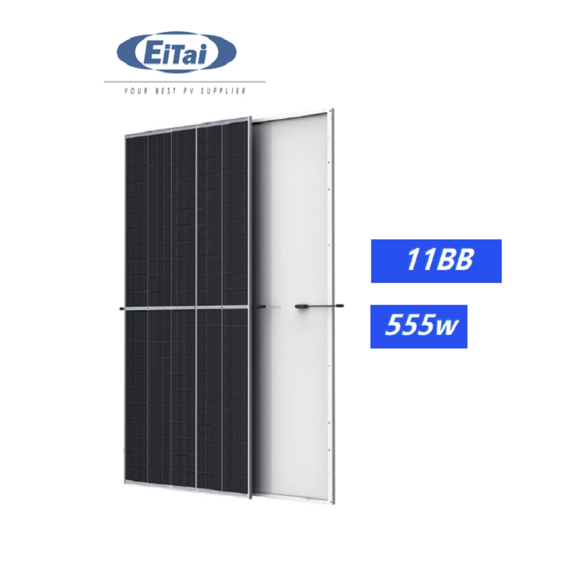 EITAI PERC Fotovoltaik 530W Paneller Yarım Kesim 555W Güneş paneli