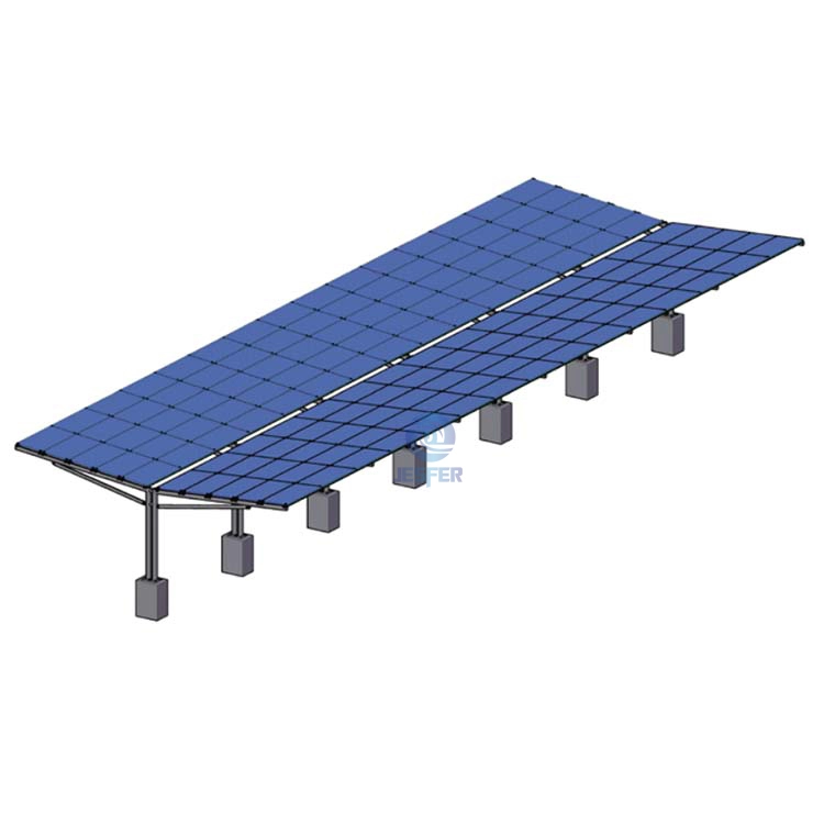 Y Tipi Galvanizli Çelik Solar Carport Garajları Güneş Montaj Sistemi