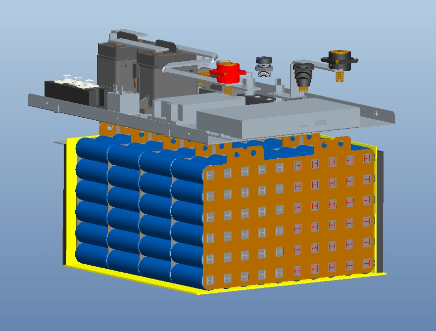 Scrubbers, Tennant zemin makineleri için 24V105Ah LiFePO4 Pil.