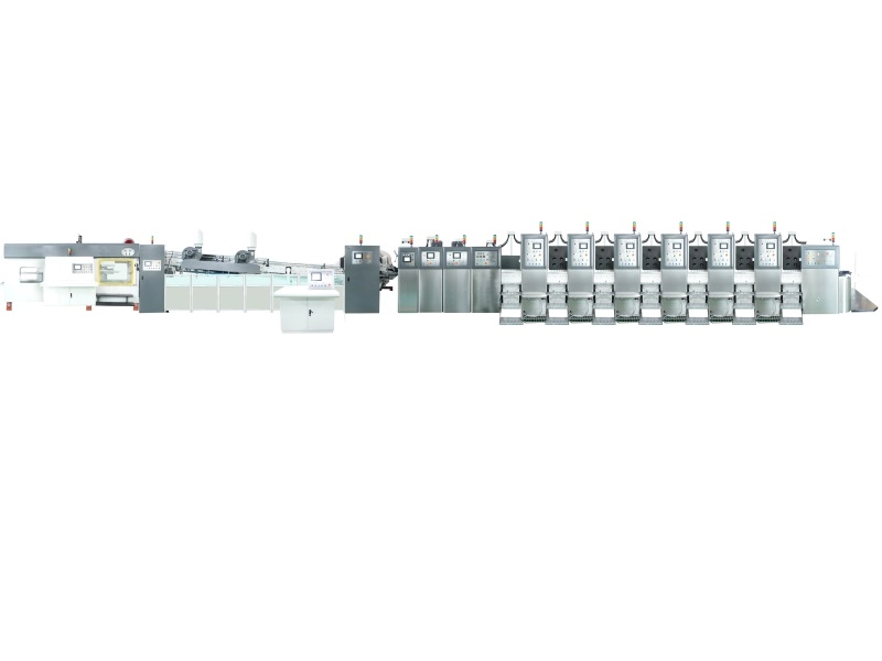 Keshenglong KL Otomatik Oluklu Mukavva Kutu Yapımı Baskı Makinesi