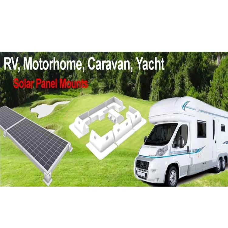 RV / Karavan ABS 530mm Uzunluk için ABS Plastik Güneş Paneli Montajlı Gömme Uzun Spoiler