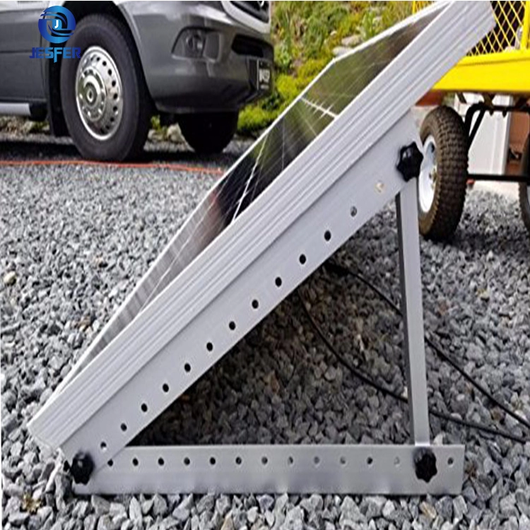 22" Montaj Kolları 100W ile Karavan ve Tekne için Ayarlanabilir Üçgen Güneş Paneli Eğim Montaj Braketi