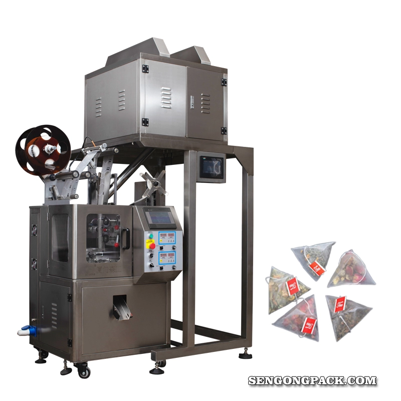 C20DX Otomatik Piramit Çay Poşet Paketleme Makinası(4 BAŞ TARTIMLI)