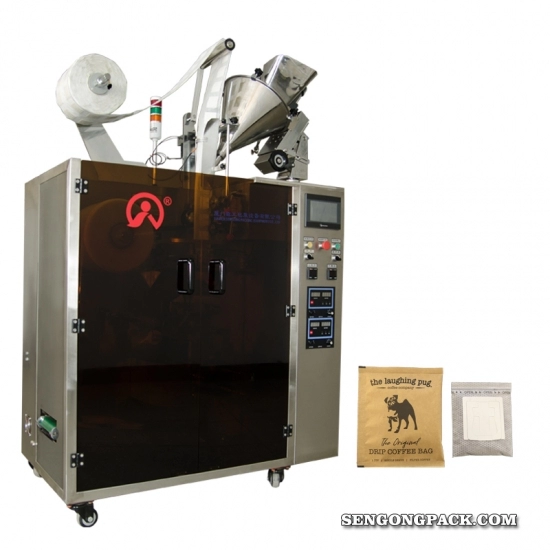 C19DF Damlama Torbası Paketleme Makinesi Endonezya Java Arabica Kahve, Dış Zarflı