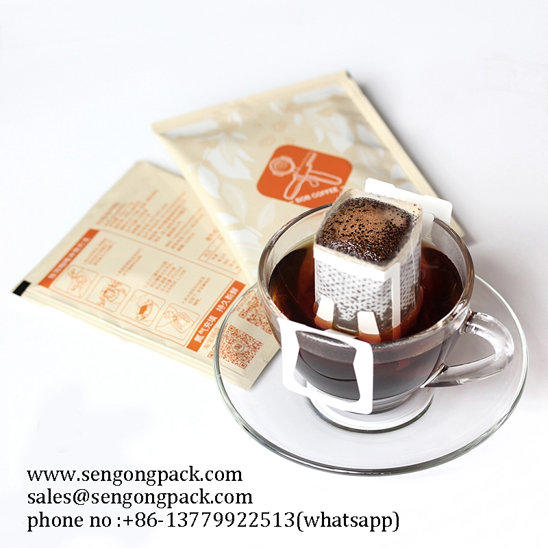 Endonezya Sumatra Mandheling Damla Kahve Torbası Dış Zarflı Paketleme Makinesi