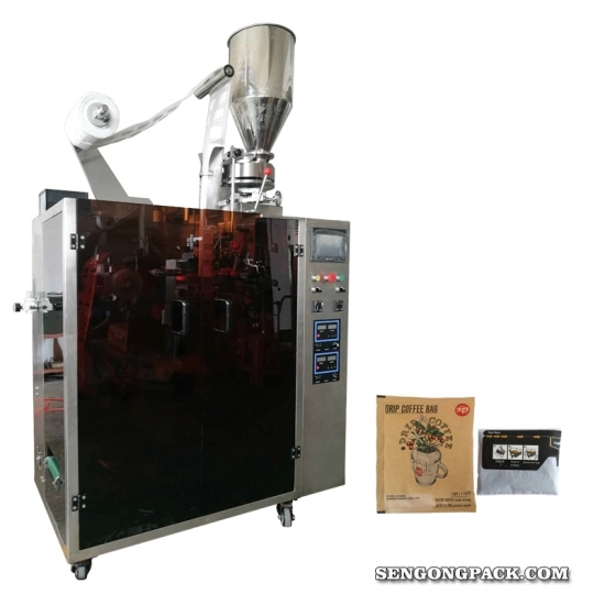 Dış Zarflı Ultrasonik Canephora / Robusta Damla Caffee Çanta Paketleme Makinesi