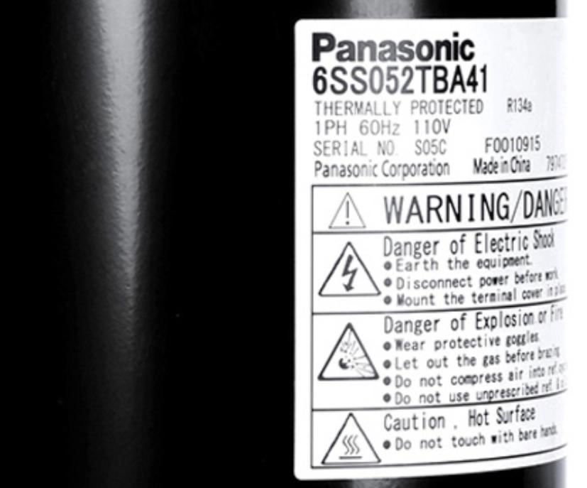 685W Panasonic Döner Klima Hermetik Ev Kompresörleri