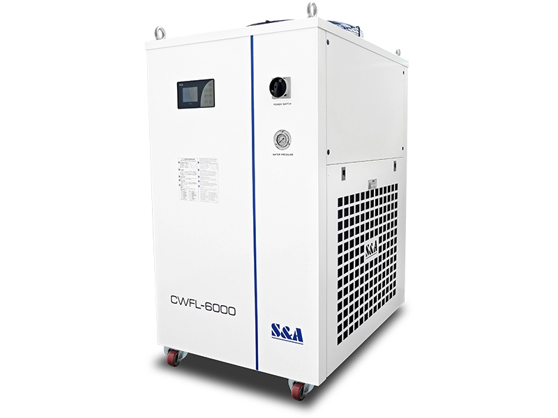 6000W fiber lazer için çift sıcaklık soğutmalı su soğutucuları CWFL-6000