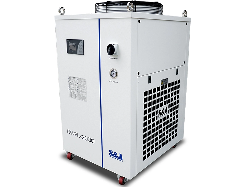 3000W fiber lazerler için yüksek güçlü endüstriyel su soğutucuları CWFL-3000