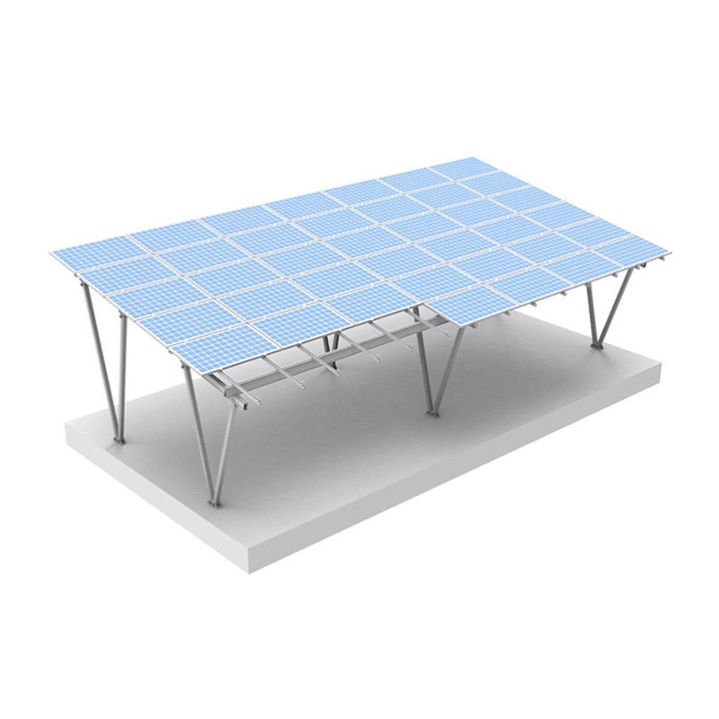 Güneş carport montaj yapısı kiti alüminyum park sistemi