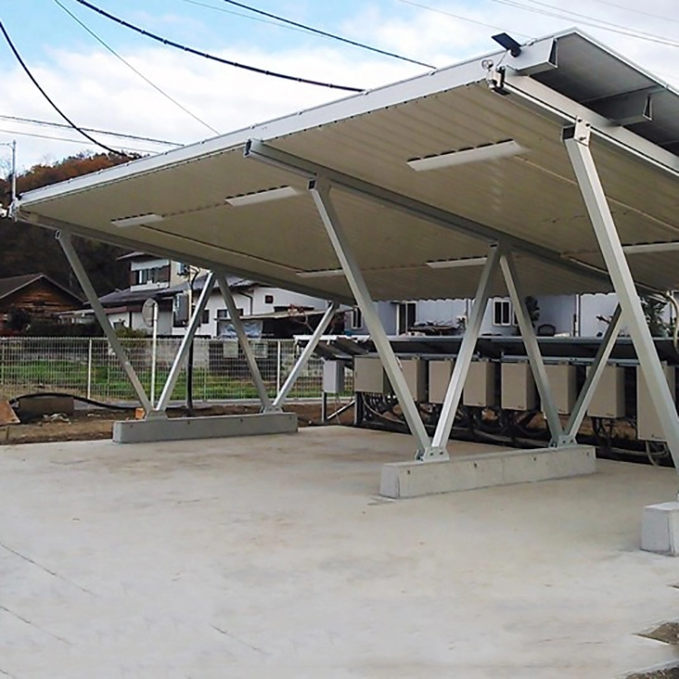 Güneş alüminyum yapısı carport montaj rafı pv carport montaj braketleri