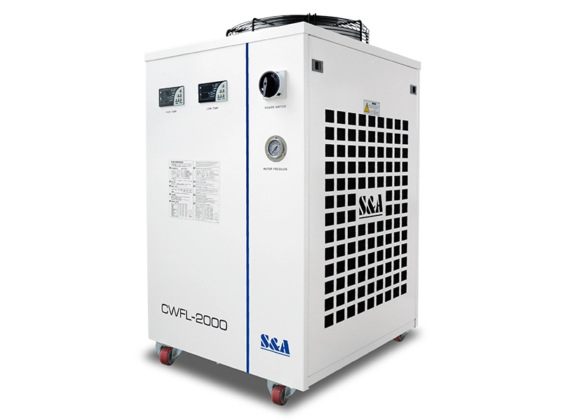 2000W fiber lazerleri soğutmak için su soğutucu makineleri CWFL-2000