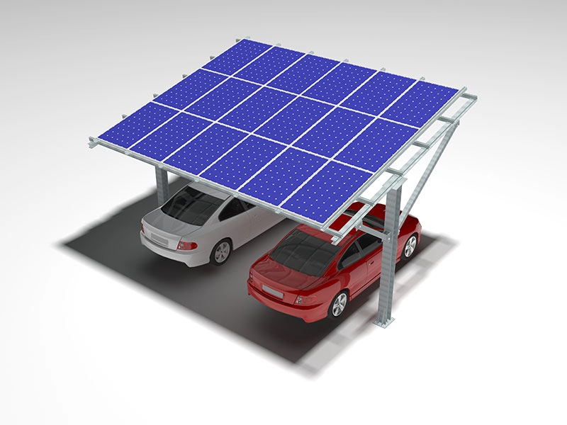 Solar Çelik Carport Önceden Monte Edilmiş Zemin Montaj Sistemi
