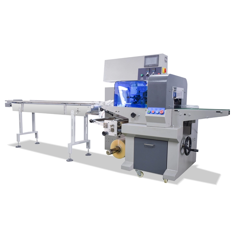 Akış paketi Otomatik lateks tıbbi cerrahi iş eldivenleri paketleme makinesi