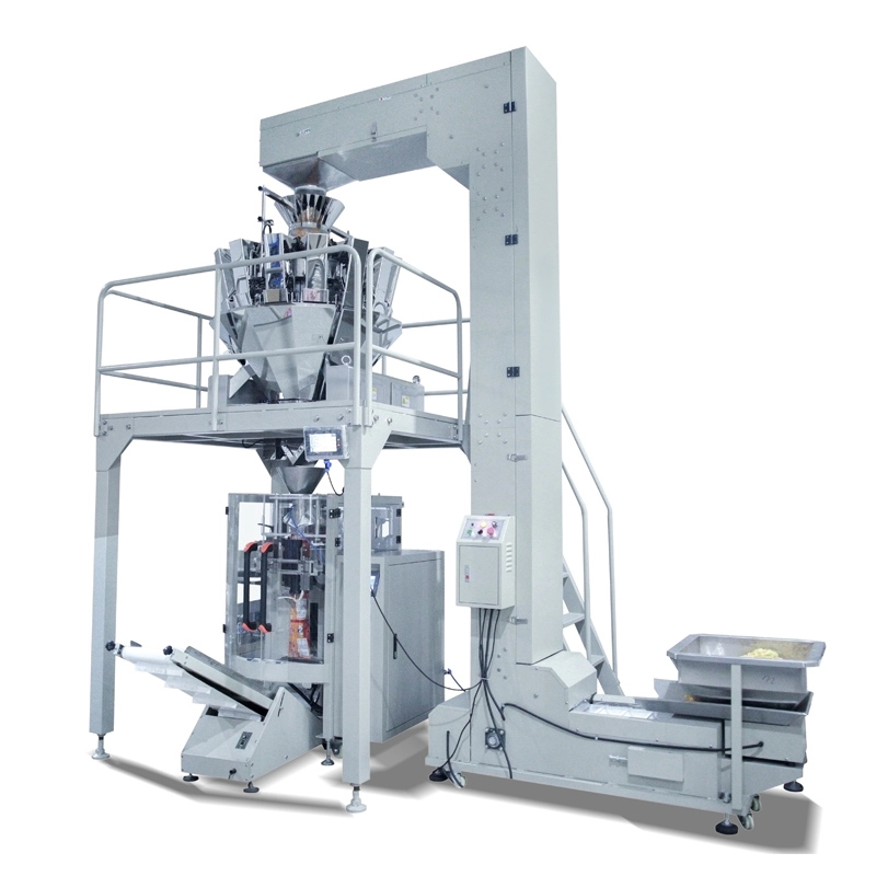 Otomatik çok işlevli Döner Granül Şeker Tahıl tartma ve paketleme makinesi