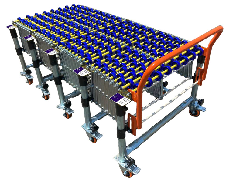 skate wheel conveyor rails