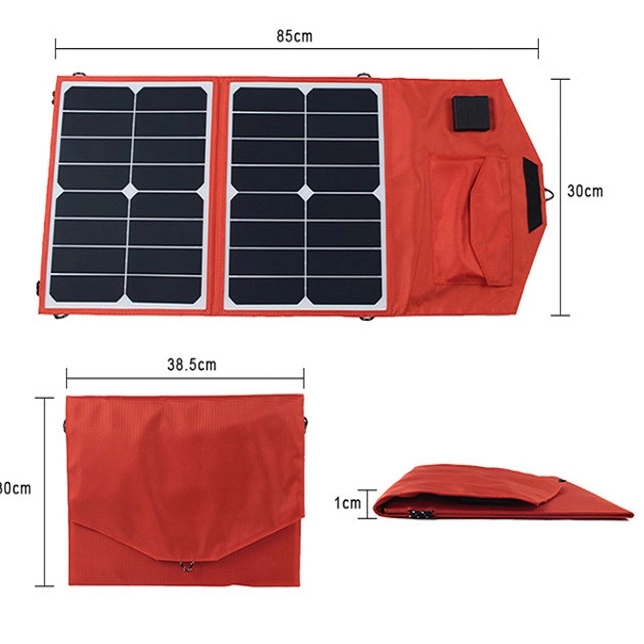 DC18V 1.67A ve USB 5V 2.1A güneş enerjisi şarj cihazları 30W güneş enerjisi güneş paneli şarj cihazı