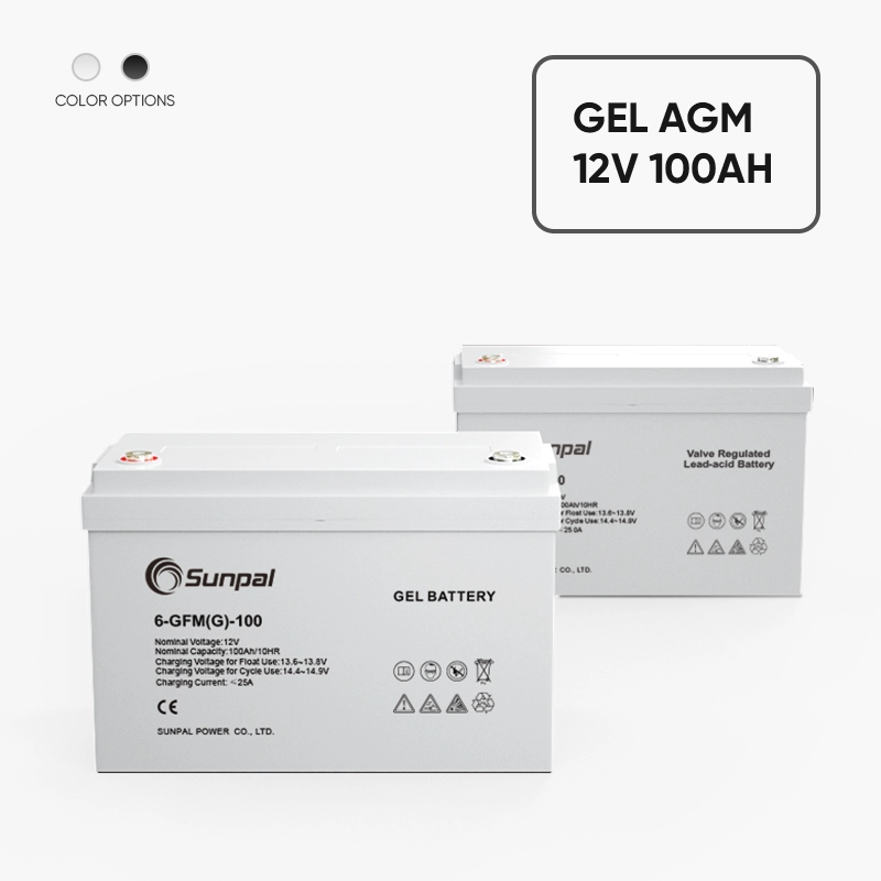 12V 100Ah AGM UPS Yedekleme Şarj Edilebilir Derin Döngü Akü