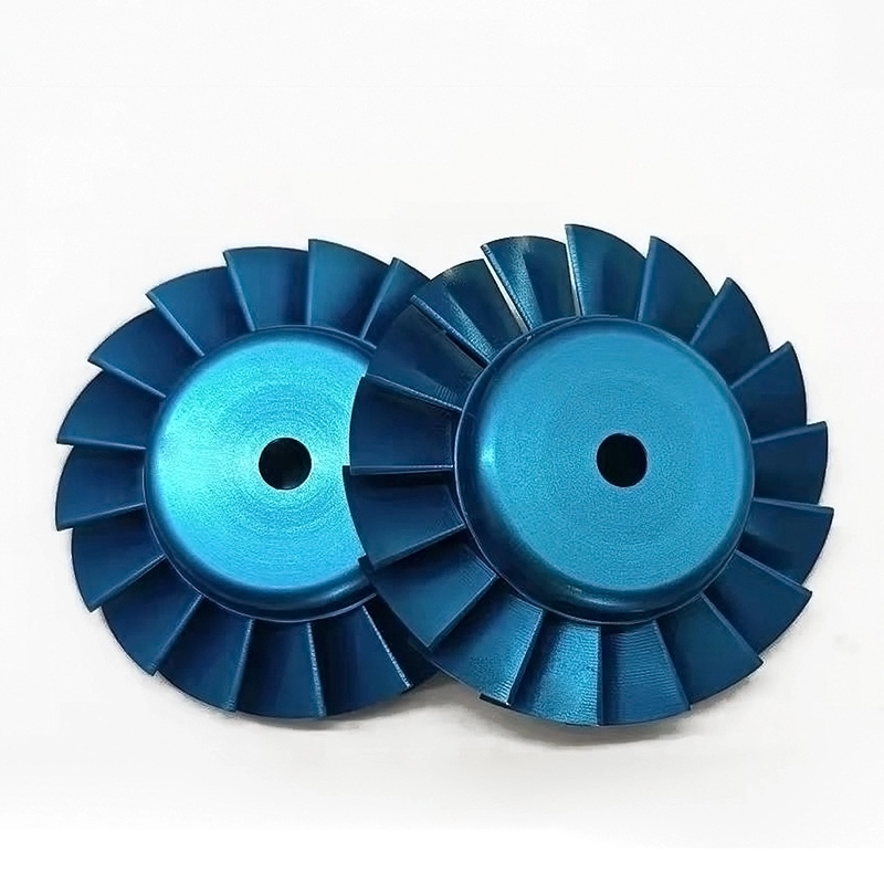 Kumlama ve Mavi Eloksallı CNC İşleme Alüminyum Parçaları