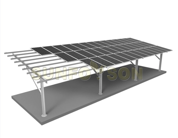 Konsol Tipi Solar Carport Montajı