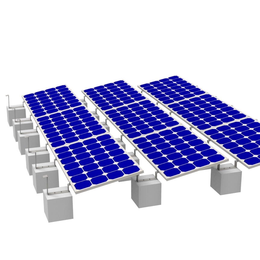 Galvanizli Çelik Solar Balast Sistemi