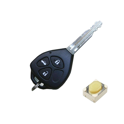 Araba anahtarı için üstten itme kompakt tip dokunsal basmalı düğme anahtarı