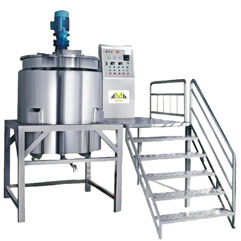 Sabun üretim hattı sıvı deterjan ısıtma karıştırma makinesi
