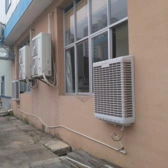 Büyük Boy Soğutma Pedi Çin Evaporatif Hava Soğutucuları Duvara Monte Hava Soğutucu Fabrikası