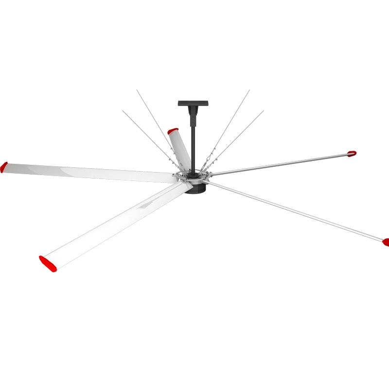 Aerometal Büyük Bıçaklı Yüksek Hacimli Düşük Hızlı Endüstriyel HVLS Fanı BLDC Tavan Fanı