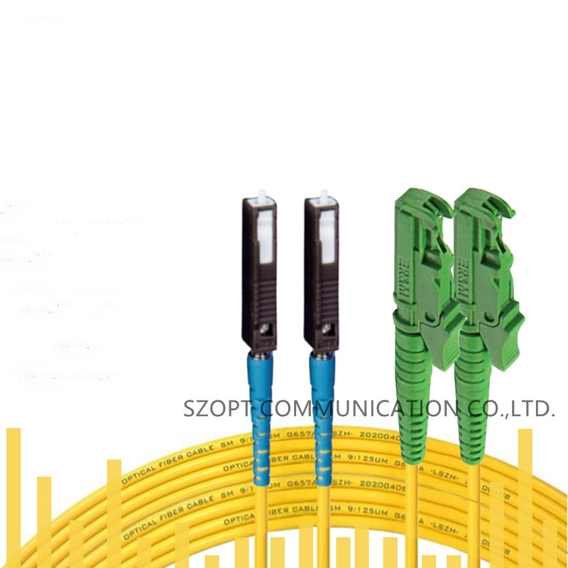 Fiber Bağlantı Kabloları MU E2000 Tek Yönlü Çift Yönlü Tek Modlu Çok Modlu