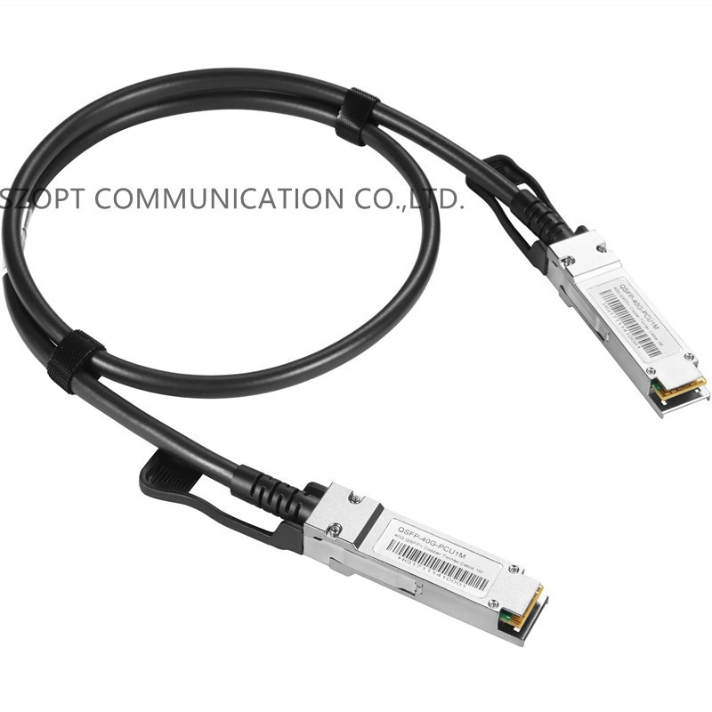Yüksek Hızlı DAC Yama Kablosu 40G QSFP+ 100G QSFP28 Doğrudan Takılan Bakır Kablo