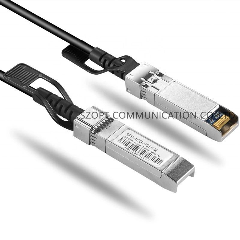 Yüksek Hızlı DAC Yama Kablosu 1G SFP 10G SFP+ Pasif Doğrudan Takılan Bakır Kablo