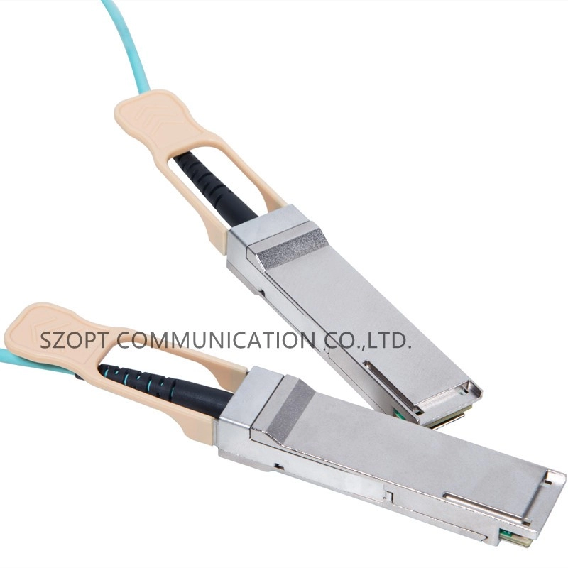 Yüksek Hızlı Aktif Optik Kablo 40G QSFP+ 100G QSFP28 AOC Kablosu
