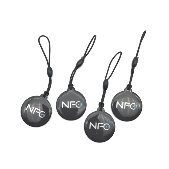 NFC Şekilli Epoksi Kristal Etiket