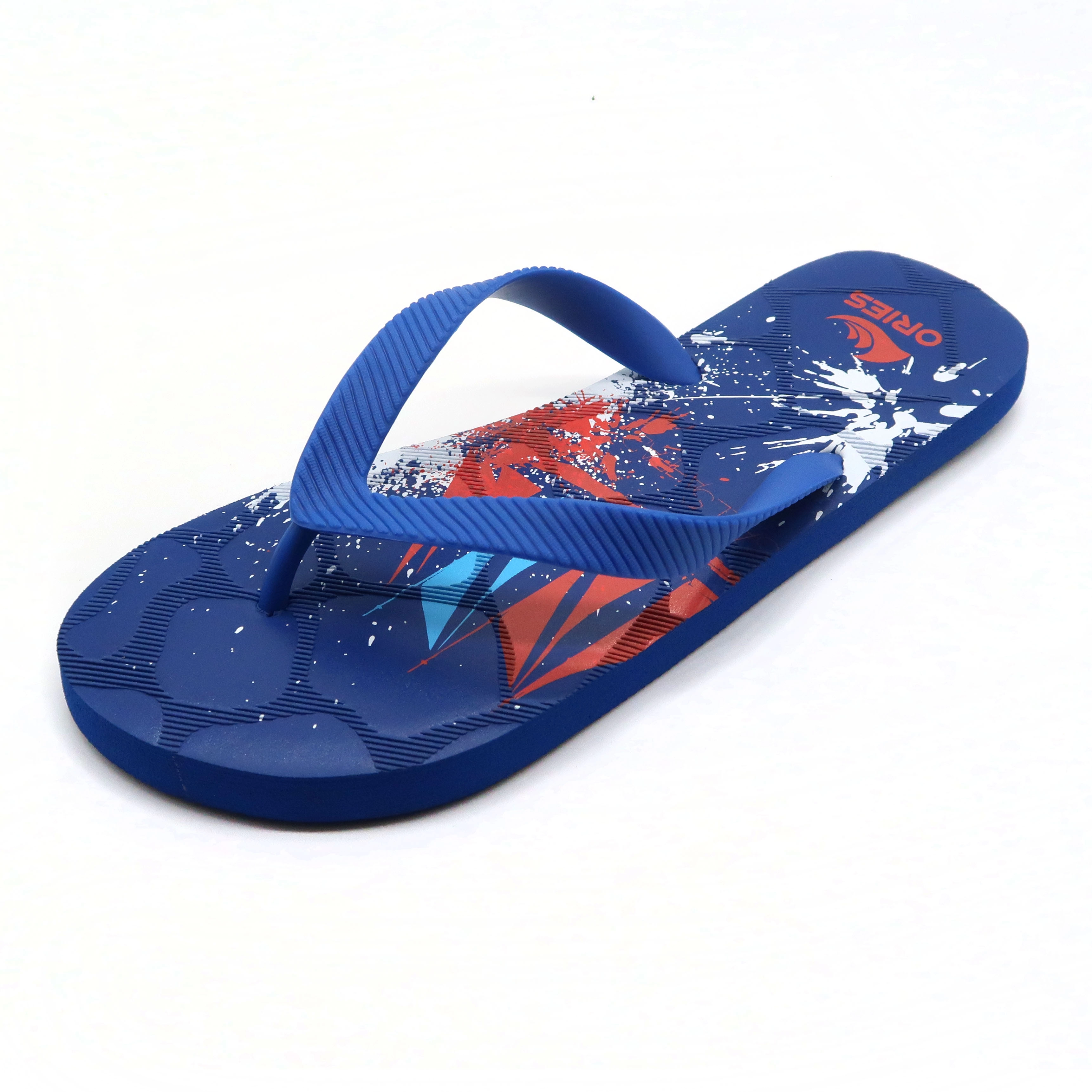 Desenli erkek tabanlık Flip Floplu sandalet