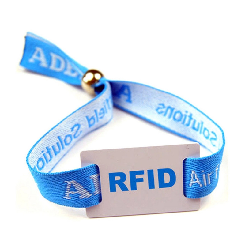 Etkinlikler için 13.56Mhz RFID Dokuma Bileklik