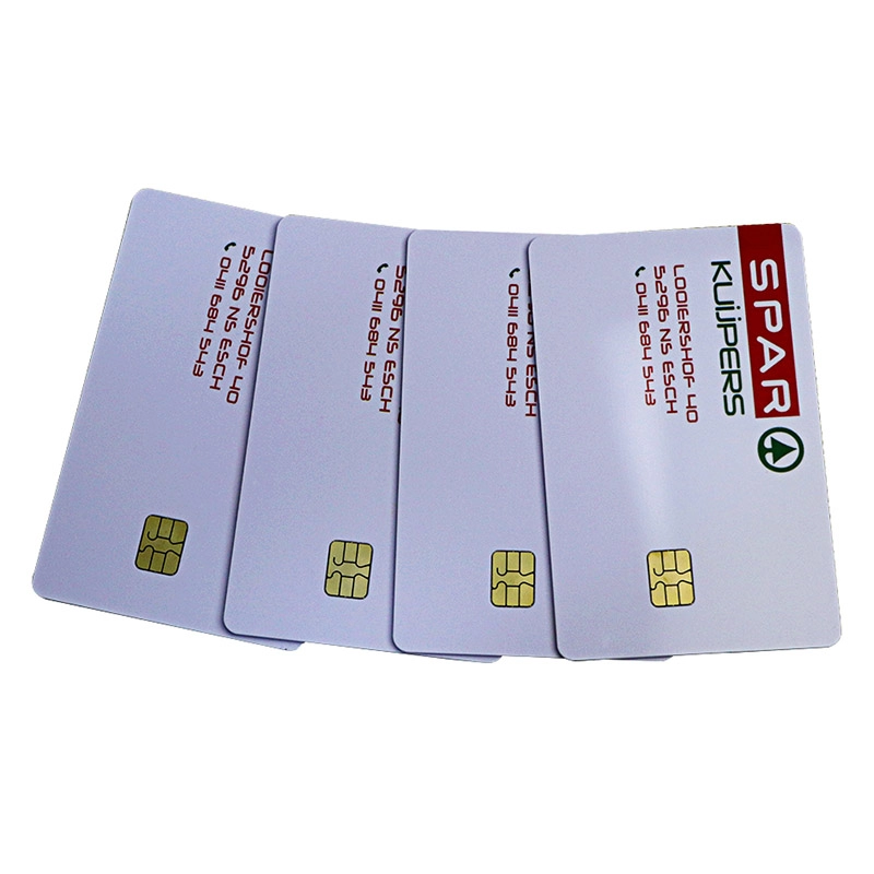 Barkodlu Özelleştirilmiş ISO7816 AT24c16 İletişim IC Kartları