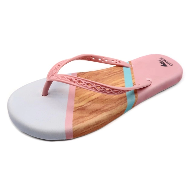 Sevimli renkli içi boş kayış EVA Lady Flip Flop Terlik