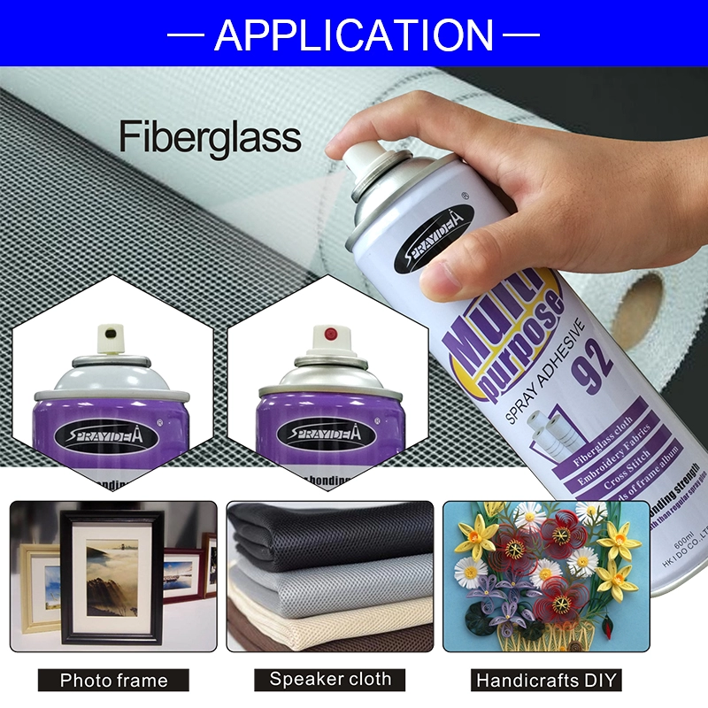 Sprayidea 92 Kompozit malzeme sprey yapıştırıcı çok amaçlı fiberglas karbon fiber kumaş