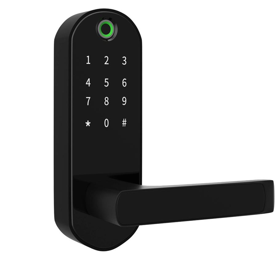 Ahşap Kapı için Akıllı Ev Sistemi Dijital Şifre NFC Parmak İzi Tuş Kilidi