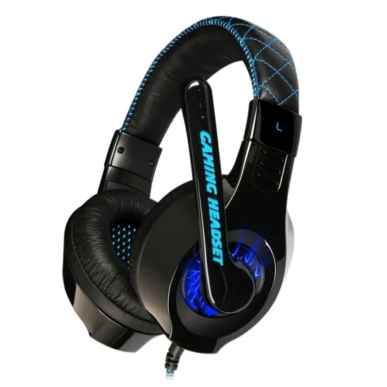 SENICC G9 PRO oyun kulaklığı kablolu kulaklık oyun mikrofonlu kulaklık ps4 için göz kamaştırıcı led ışıklar oyun stereo kulaklık
