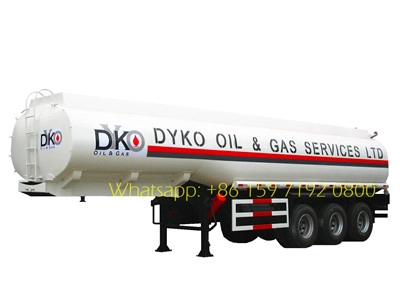 Satılık Nijerya 35 CBM Petrol tankeri yarı römork