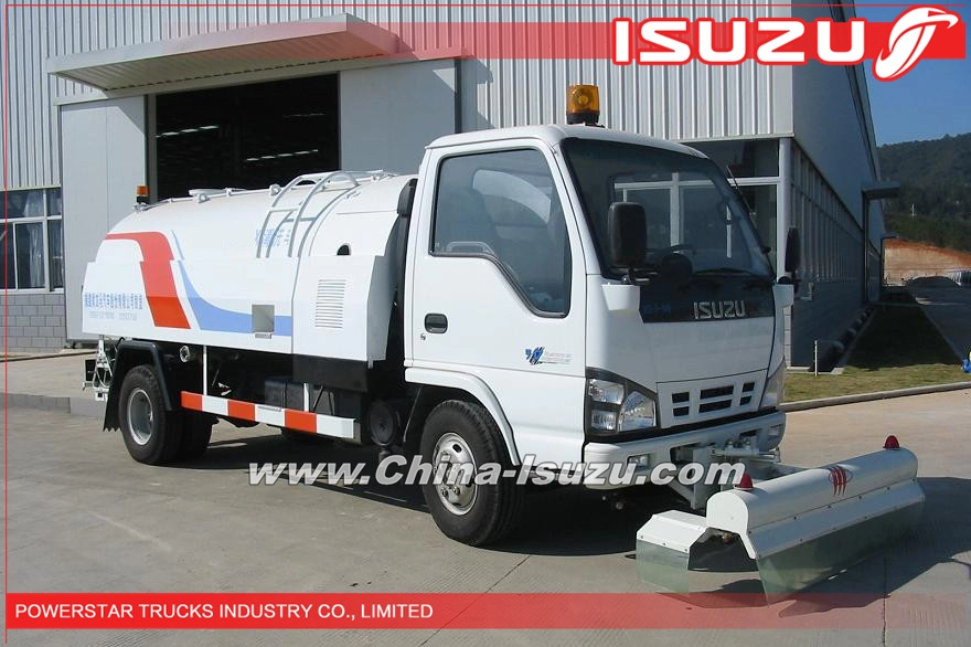 5000L yüksek basınçlı üretim kanalizasyon yıkama kamyonu ISUZU